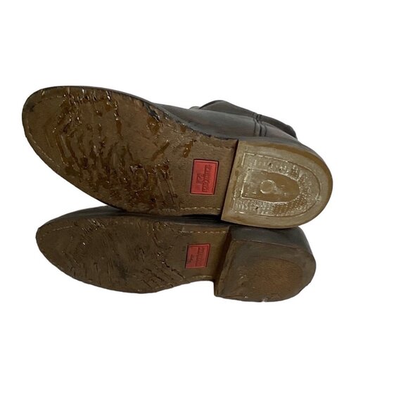 Vtg. Mason Boot Brown Leather Cowboy Boots Rugged Western Style Mens Sz 8.5 D - Picture 8 of 9